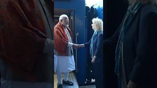 PM Modi arrives at Kyiv Railway Station in Ukraine | #shorts