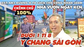 Nhà gần Củ Chi ngay KCN Trảng Bàng Tây Ninh dưới 1 tỉ 8 đất đô thị 5,5x47 SHR có vườn cây ăn trái