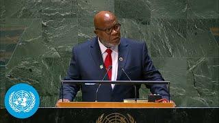 Dennis Francis takes oath of office as 78th UN General Assembly President | United Nations