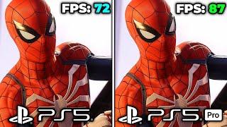 Spider-Man Remastered PS5 vs PS5 Pro | Graphics, Loading & FPS Comparison