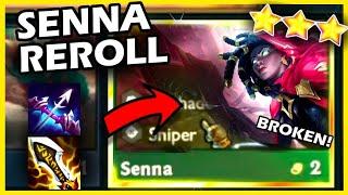 SENNA REROLL!!! Ghostly with 7 Inkshadow for Easy Top 4 | TFT SET 11 Master Elo