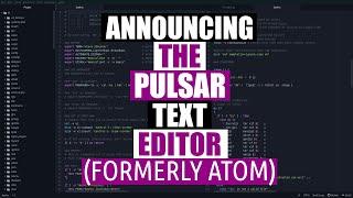 Announcing The Pulsar Text Editor (Continuing the Legacy of Atom)