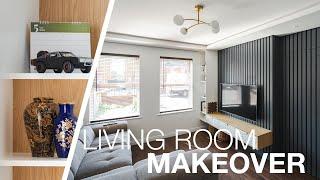 Modern Living Room Makeover 2024