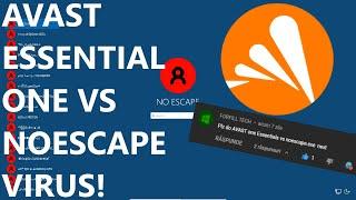 NoEscape Virus VS Avast Essential One Antivirus!