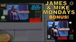 Nosferatu (SNES Video Game) James & Mike bonus Halloween video!