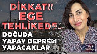 DİKKAT!! Ege Tehlikede.. Doğuda YAPAY DEPREM YAPACAKLAR... Amerika'da Sular Kaynıyor! | Emine Akkaya