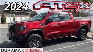 2024 GMC Sierra AT4X 3.0L Duramax Diesel Over View!  GM's Best Truck?