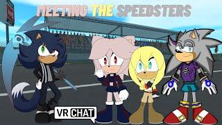 Meeting the speedsters (VRChat)