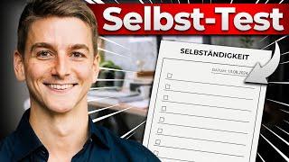 Passt Selbständigkeit ZUR DIR? (inkl. Selbst-Test)