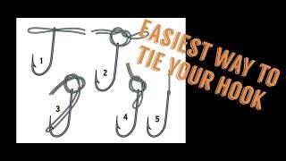 Easy / Tie your fishing hook / Funny bloopers at the end!!