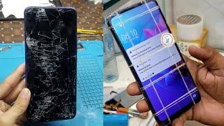 Tecno Coman 15 Pro Cracked LCD Replacement | Destroyed Phone Restoration | Rebuild Broken Phone