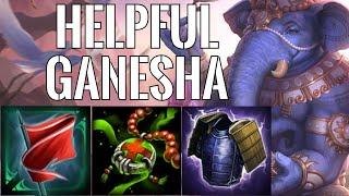 Pretty Good At Setup For The Team! Ganesha Support Gameplay (Smite Conquest)