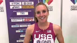 Elise Cranny says learning experience at World Championships