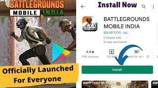 Battleground Mobile India Launched For all ! Install Now From Play Store 2 July