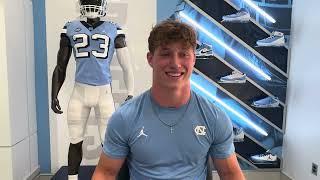 UNC Football: Freshman LB Evan Bennett Interview