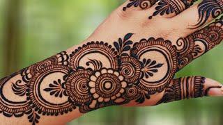 Latest Simple bridal mehndi design/simple backhand mehndi design/mehandi/Easy mehndi designs