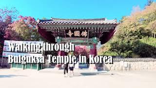 [4K] Walking through the Bulguksa Temple in Gyeongju, Korea