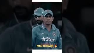 MSDHONI is back for csk fan #MSD#viral #trending