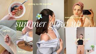 the ultimate summer glow up!  everything shower, hauls, workout routine, closet clean out & more!