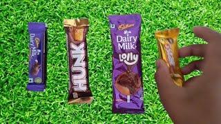 unboxing dairy milk and toffee chelenge video