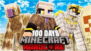 I Survived 100 Days as a BANDIT in Hardcore Minecraft...