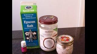 DIY Coconut Oil Salt Body Scrub - All Natural