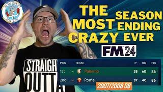 The Most Crazy Season Ending EVER! In 30 years playing this game | FM24