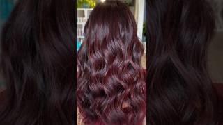 Burgundy Hair coloring with henna mehandi| Natural hair colour at home #shorts #burgundy #henna #fyp