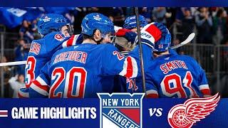 GAME HIGHLIGHTS | 2024-25: New York Rangers vs Detroit Red Wings (10/14/24)