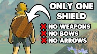 Breath of the Wild with One Shield and NOTHING ELSE