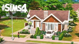 Suburban Single Story House | No CC | Sims 4 | STOP MOTION SPEED BUILD