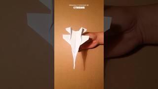 ProjectFIGHTER - F-15 Paper Airplane  - How to make the best #paperairplane that flies FAR