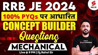 RRB JE | RRB JE 2024 Mechanical Classes | RRB JE 2024 Mechanical Engineering Classes by Rahul Sir