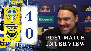 “We want to make the fans proud” | Daniel Farke | Leeds United 4-0 Oxford United