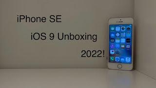 a iOS 9 iPhone SE Unboxing in 2024!