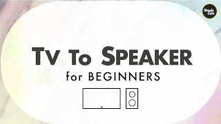 How to Set up Speakers to Tv - Basics (2023)