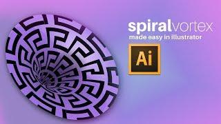 Create A Complex Vortex In Illustrator (EASIER THAN YOU THINK!)