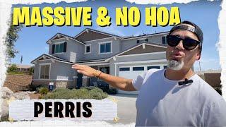 Huge New Homes With No HOA in Perris CA | Affordable New Builds Near Lake Elsinore and Menifee