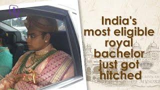 The Quint: Fairytale Stuff: Mysore Ex-Royal Heir Weds Rajasthani Princess