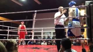 Dave Brett wins Golden Gloves superheavy weight match at Griffins Boxing and Fitness April 18, 2015