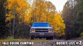 Camping in Fall Colors (Bucket List #2)