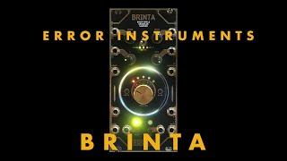 Brinta from Error Instruments is Granular Gratification