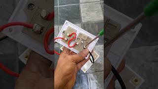 Electrician tips: Electrical switch board wiring #shorts #electrician #electricalwork