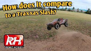 Remo Hobby 9EMU 1/10 brushless Short course truck... CHEAP SLASH! #remohobby