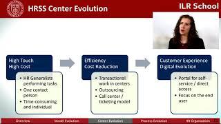 CAHRS: HR Shared Services (HRSS): Models and Trends