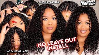 NO LEAVE OUT NO LACE NO GLUE Install  EASICONTOUR VPART UNICE | Beginner Friendly Crotchet Method