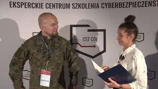 CyberEXPERT 2023 wywiad z szer.  Maciejem Mazurem (WOT)