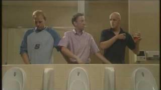 British Humor Urinal Skit