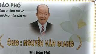 TANG LỄ ÔNG NGUYỄN VĂN GIANG HƯỞNG THỌ 63 TUỔI. 5 GIỜ NGÀY 13 YHANG 2 ẤT TỴ. LONG BÌNH TP THỦ ĐỨC.