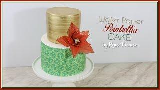 Pointsettia Holiday Cake | Renee Conner